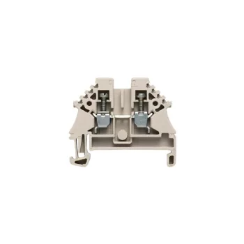   Weidmüller 1040800000 WDU 2.5N ZQV Átvezető sorkapocs, Csavaros csatlakozás, 2.5 mm2;, 500 V, 24 A, Sötétbézs