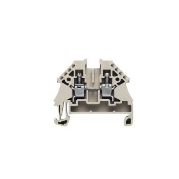   Weidmüller 1042600000 WDU 4N Átvezető sorkapocs, Csavaros csatlakozás, 4 mm2;, 500 V, 32 A, Sötétbézs