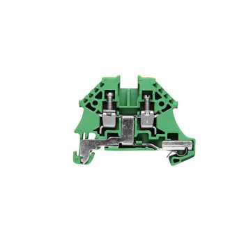   Weidmüller 1042700000 WPE 4N földelő Földelő sorkapcsok, Csavaros csatlakozás, 4 mm2;, 480 A (4 mm2;), zöld / sárga