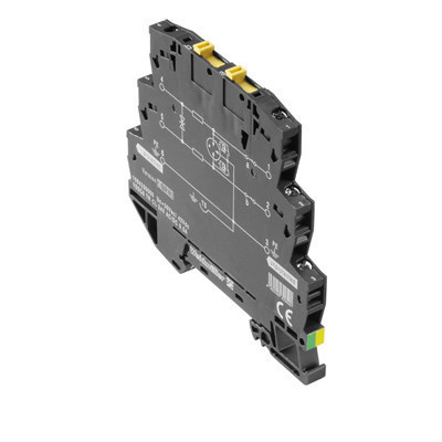 Weidmüller 1064230000 VSSC6 TR CL 24Vuc 0.5A Túlfeszültség-védelem műszerekhez és vezérléshez, 24 V, 34 V, 500 mA, IEC 61643-21, HART-compatible