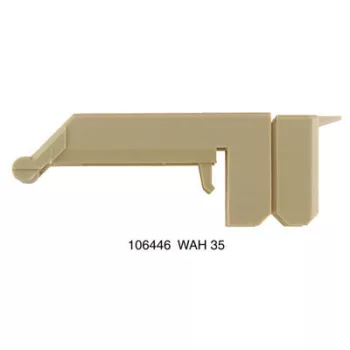   Weidmüller 1064460000 WAH 35 Takaró sapka Csavaros kapcsok, Fedél, Bézs, 26 mm