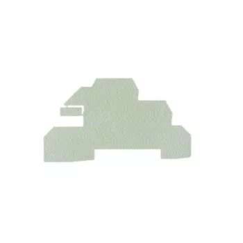   Weidmüller 1067700000 WAP WDL2.5/S Vég lap W-sorozat, Véglap