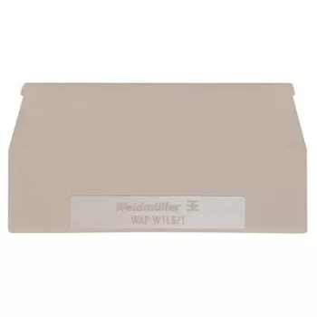   Weidmüller 1068300000 WAP WTL6/1 Vég lap W-sorozat, Véglap