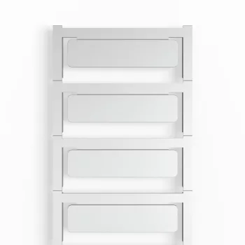   Weidmüller 1072650000 CC 15/60 K MC NE GR ClipCard, Készülékjelölők, 15 x 60 mm, Szürke