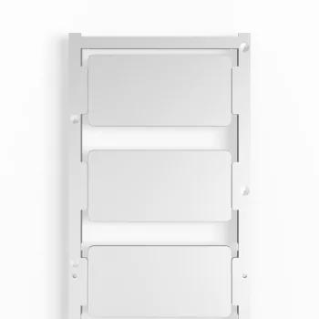   Weidmüller 1072680000 CC 30/60 K MC NE GR ClipCard, Készülékjelölők, 30 x 60 mm, Szürke