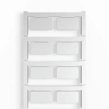   Weidmüller 1079560000 CC 15/27 K MC NE GR ClipCard, Készülékjelölők, 15 x 27 mm, Szürke