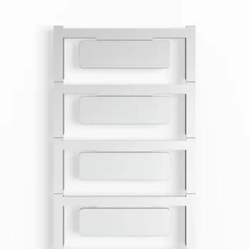   Weidmüller 1079580000 CC 15/49 K MC NE GR ClipCard, Készülékjelölők, 15 x 49 mm, Szürke