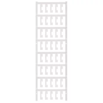   Weidmüller 1082540000 ESG 6.6/20 BHZ 5.00/04 ESG, Készülékjelölők x 20 mm, PA 66, Szín: Fehér
