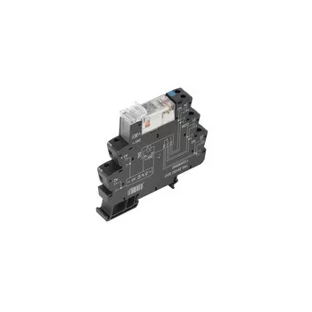   Weidmüller 1123720000 TRS 12VDC 2CO AU TERMSERIES, Relék, Érintkezők száma: 2 Váltóérintkező AgNi 5µm Au, Névleges vezérlőfeszültség: 12 V DC ±20 %, Folytonos áram: 8 A, Csavaros csatlakozás