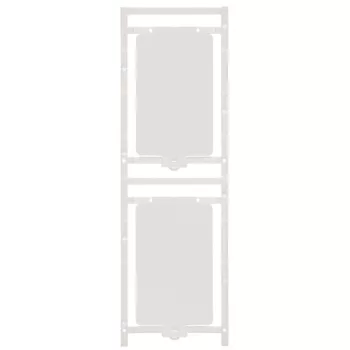   Weidmüller 1138400000 CC 85/54 MC NE WS ClipCard, Készülékjelölők, 54 x 85 mm, Logimark-H tartó, Fehér
