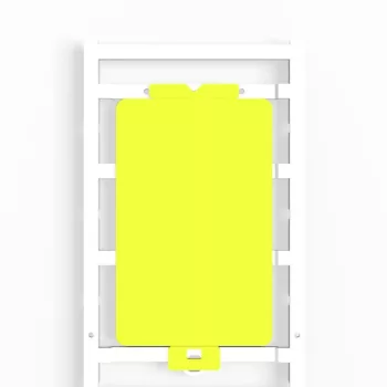   Weidmüller 1138440000 CC 85/54 K MC NE GE ClipCard, Készülékjelölők, 54 x 85 mm, Sárga