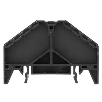   Weidmüller 1173600000 BZT PRV4/35X7.5 P-sorozat, Jelölőtartó, Fekete, Szintek száma: 4, TS 35 x 7,5