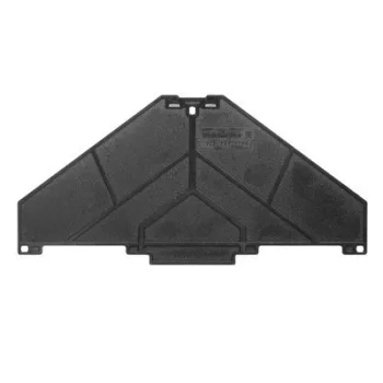   Weidmüller 1173720000 PAP PRV/PPV8 SW P-sorozat, Véglap, Fekete, 3 mm