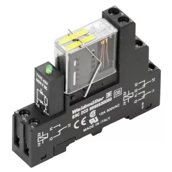   Weidmüller 1218410000 RCIKIT 24VDC 2CO LD/FG RIDERSERIES FG, Relémodul pozitív kapcsolási logikájú érintkezőkkel, Érintkezők száma: 2 Pozitív kapcsolási logikájú érintkező (EN 50205 B típus) AgCuNi, Névleges vezérlőfeszültség: 24 V DC, Folytonos ára