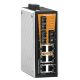 Weidmüller 1240980000 IE-SW-VL09T-6TX-3SC Hálózati switch, nem konfigurálható, Fast Ethernet, Portok száma: 6x RJ45, 3 * SC multimódusú, IP30, -40 °C...75 °C