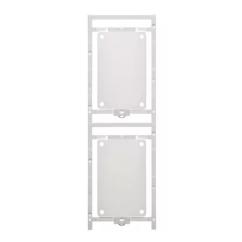   Weidmüller 1248480000 CC 85/54 O4MM MC NE WS ClipCard, Készülékjelölők, 54 x 85 mm, Furattal, Fehér