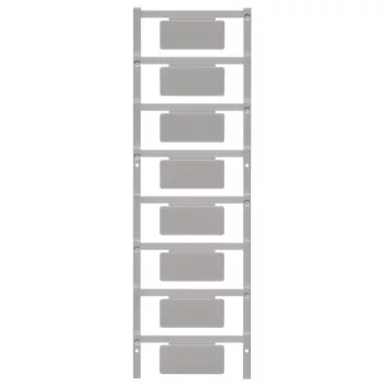   Weidmüller 1248640000 SM 19/42 K MC NE GR SwitchMark, Készülékjelölők, 19 x 42 mm, Szürke