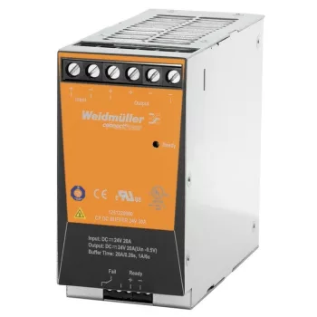   Weidmüller 1251220000 CP DC BUFFER 24V 20A USV vezérlőegység, 30 V, 24 V