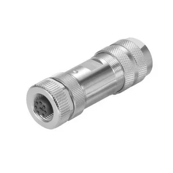   Weidmüller 1258930000 SAIBM-8/9S-M12 Szabadon konfekcionálhat hüvely, M12, Hüvely (mama) , egyenes