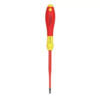   Weidmüller 1274670000 SDI SL 0,8X4,0X100 1000V-os szigetelt SlimLine kialakítású csavarhúzó, Kés szélessége (B): 4 mm, Kés hossza: 100 mm, Kés vastagsága (A): 0.8 mm