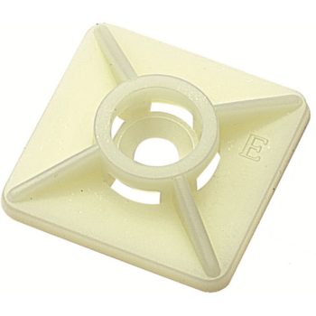   Weidmüller 1289400000 CBH 3 Kábelkötegelő tartó natúr, max 4,8 mm-es Kábelkötegelőhöz HxSZ: 27 x 27 mm, Műanyag, 80 N