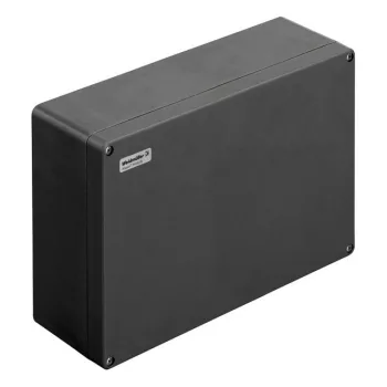   Weidmüller 1306130000 KLIPPON POK 254012 EX Klippon POK (polyester empty enclosure), Üres ház, Magasság: 250 mm, Szélesség: 400 mm, Mélység: 120 mm, Anyag: üvegszál erősítésű poliészter, kezeletlen, polírozott, Fekete
