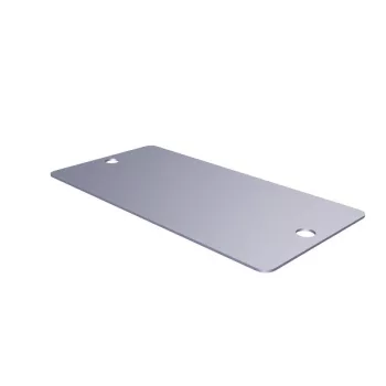   Weidmüller 1327870000 CC-M 30/60 2X3 ST MetalliCard, Készülékjelölők, 30 x 60 mm, Ezüst