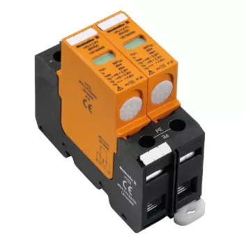   Weidmüller VPU II 2 PV 600V DC Túlfeszültség-levezető, Kisfeszültség, telekommunikációs érintkező nélkül (WEIDMÜLLER 1351340000)