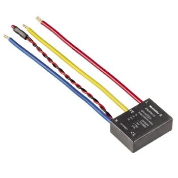   Weidmüller, VPU III, 1351680000, túlfeszültség levezető (dugalj mögé, optikai jelzéssel) 1 pólus, D (T3) fokozatú, távjelzővel, VPU III SO LD 230 V AC (Weidmüller 1351680000)