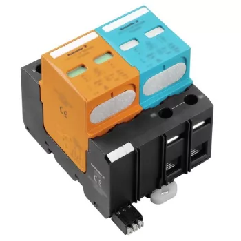   Weidmüller 1351740000 VPU I 1+1 R LCF 280V/25KA Túlfeszültség-levezető, Kisfeszültség, telekommunikációs érintkezővel, Szivárgási áram mentes, Single-phase, IT, N-nel, IT, N nélkül, TN