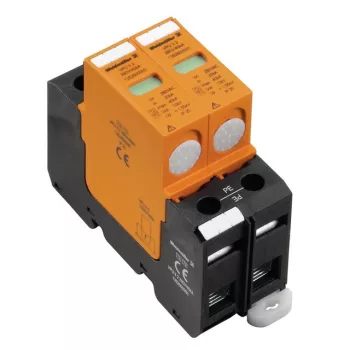   Weidmüller 1352600000 VPU II 2 280V/40KA Túlfeszültség-levezető, Kisfeszültség, telekommunikációs érintkező nélkül, Single-phase