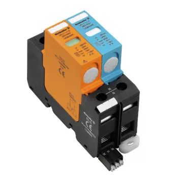   Weidmüller 1352640000 VPU II 1+1 R 280V/40KA Túlfeszültség-levezető, Kisfeszültség, telekommunikációs érintkezővel, Single-phase