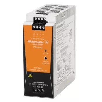   Weidmüller 1478120000 PRO MAX 180W 24V 7,5A Áramellátás, tápegység, 24 V