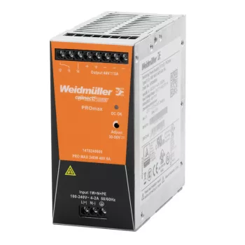   Weidmüller 1478130000 PRO MAX 240W 24V 10A Áramellátás, tápegység, 24 V