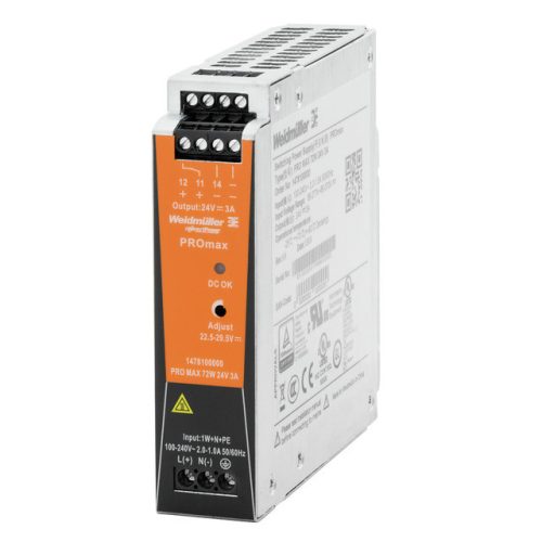 Weidmüller 1478210000 PRO MAX 70W 5V 14A Áramellátás, tápegység, 5 V