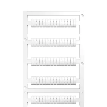   Weidmüller 1521040000 MF-W 9/3.5F MC NE WS MultiFit, Sorkapocs jelölő, 9 x 3.5 mm, Osztás, mm (P): 3.50 WAGO, Fehér