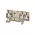 Weidmüller 1521740000 A3C 2.5 Átvezető sorkapocs, PUSH IN, 2.5 mm2;, 800 V, 24 A, Sötétbézs