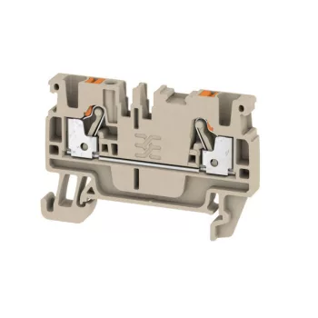   Weidmüller 1521850000 A2C 2.5 Átvezető sorkapocs, PUSH IN, 2.5 mm2;, 800 V, 24 A, Sötétbézs