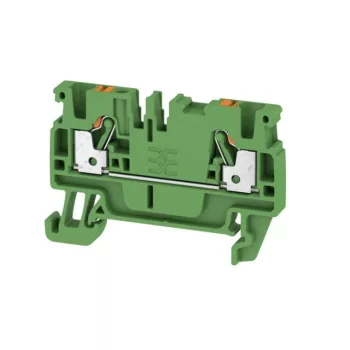   Weidmüller 1521950000 A2C 2.5 GN Átvezető sorkapocs, PUSH IN, 2.5 mm2;, 800 V, 24 A, Zöld