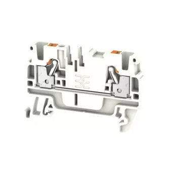   Weidmüller 1521970000 A2C 2.5 WT Átvezető sorkapocs, PUSH IN, 2.5 mm2;, 800 V, 24 A, Fehér