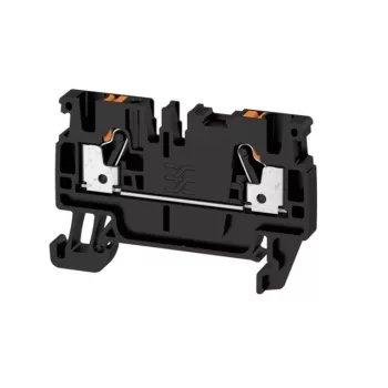   Weidmüller 1521980000 A2C 2.5 BK Átvezető sorkapocs, PUSH IN, 2.5 mm2;, 800 V, 24 A, Fekete
