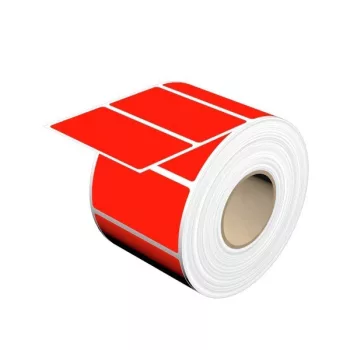   Weidmüller 1538740000 THM MT30X 65/35 RT/M THM, Készülékjelölők, 35 x 64 mm, Piros