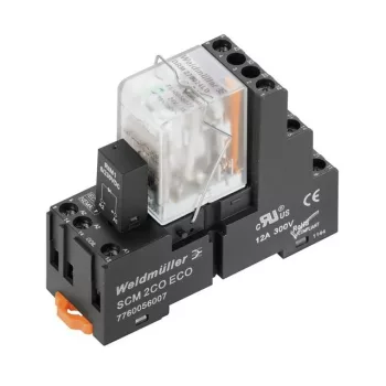   Weidmüller 1542410000 DRMKIT 24VDC 4CO LD D-SERIES DRM, Relék, Érintkezők száma: 4 Váltóérintkező AgNi 0,15 µm Au, Névleges vezérlőfeszültség: 24 V DC, Folytonos áram: 5 A, Csavaros csatlakozás