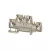 Weidmüller 1547610000 A2T 2.5 Átvezető sorkapocs, PUSH IN, 2.5 mm2;, 800 V, 24 A, Sötétbézs