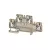 Weidmüller 1547650000 A2T 2.5 VL Átvezető sorkapocs, PUSH IN, 2.5 mm2;, 800 V, 24 A, Sötétbézs
