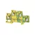 Weidmüller 1547680000 A2T 2.5 PE Földelő sorkapcsok, PUSH IN, 2.5 mm2;, 800 V, zöld / sárga