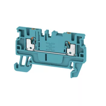   Weidmüller 1552820000 A2C 1.5 BL Átvezető sorkapocs, PUSH IN, 1.5 mm2;, 500 V, 17.5 A, Kék
