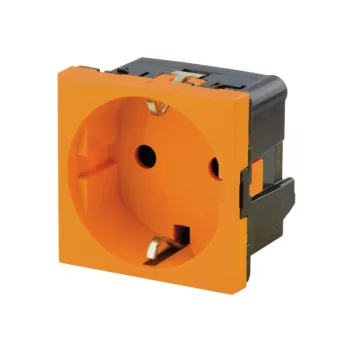   Weidmüller 1554000000 Connector component FrontCom, Insert Power large, Type F, Aljzat, DE, narancssárga