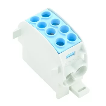   Fővezetéki leágazó sorkapocs 080210-1-3 / 1561640000 kék, 2x35 + 2x25 mm2, HLAK 35/25 1/2 - WPD 102 2X35/2X25 BL, sorolható, alumínium és réz vezetékhez