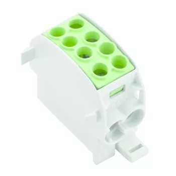   Fővezetéki leágazó sorkapocs 080210-2-3 / 1561670000 zöld, 2x35 + 2x25 mm2, HLAK 35/25 1/2 - WPD 102 2X35/2X25 GN, sorolható, alumínium és réz vezetékhez